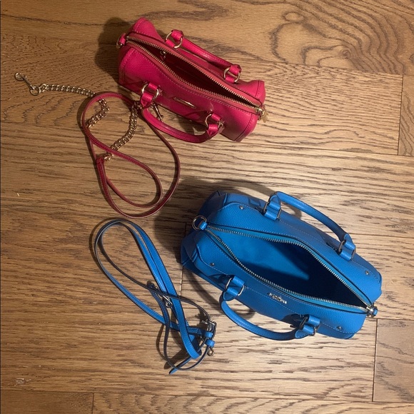 Two Coach purses, good condition, pink and blue. - Picture 11 of 13